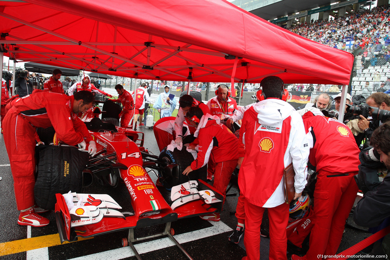 GP GIAPPONE, 05.10.2014 - Gara, Fernando Alonso (ESP) Ferrari F14-T