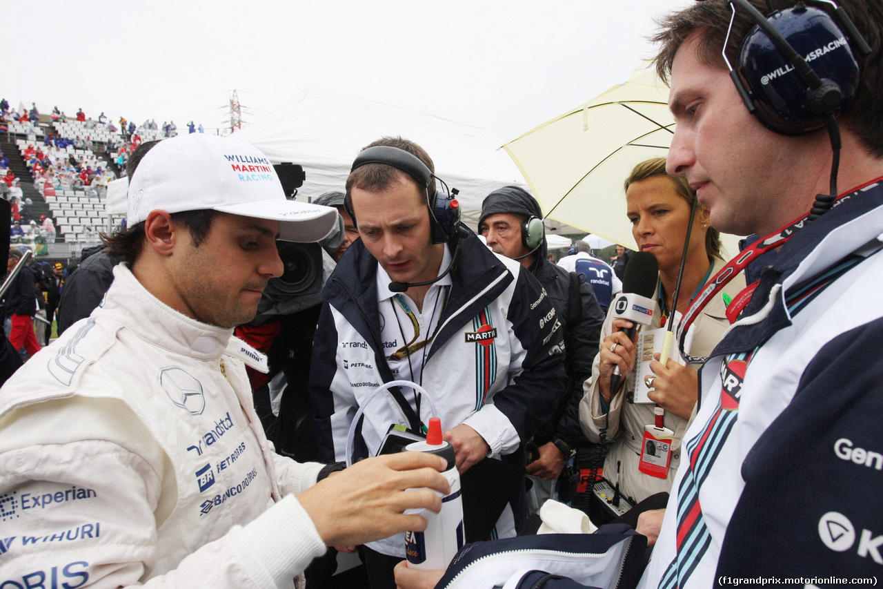 GP GIAPPONE, 05.10.2014 - Gara, Felipe Massa (BRA) Williams F1 Team FW36