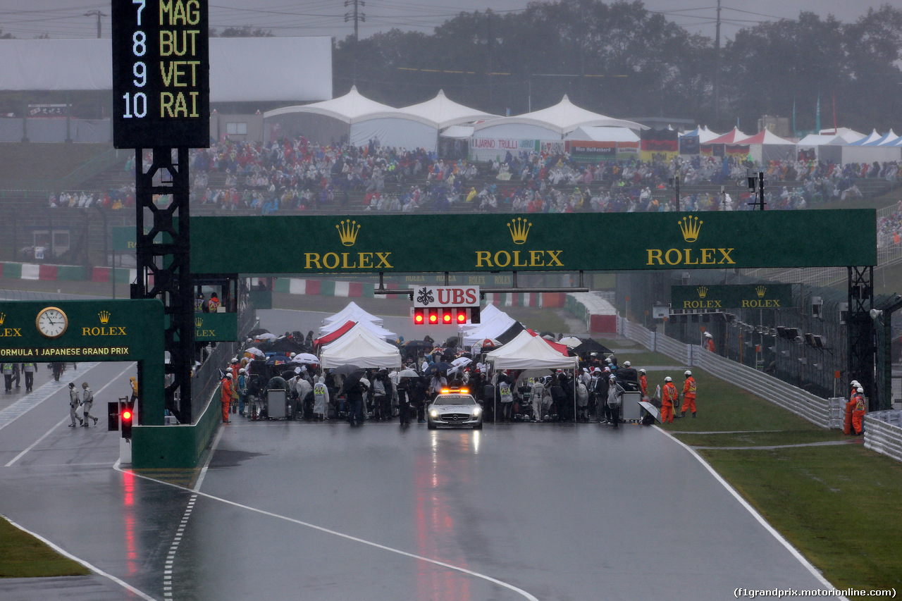 GP GIAPPONE, 05.10.2014 - Gara, The Start grid