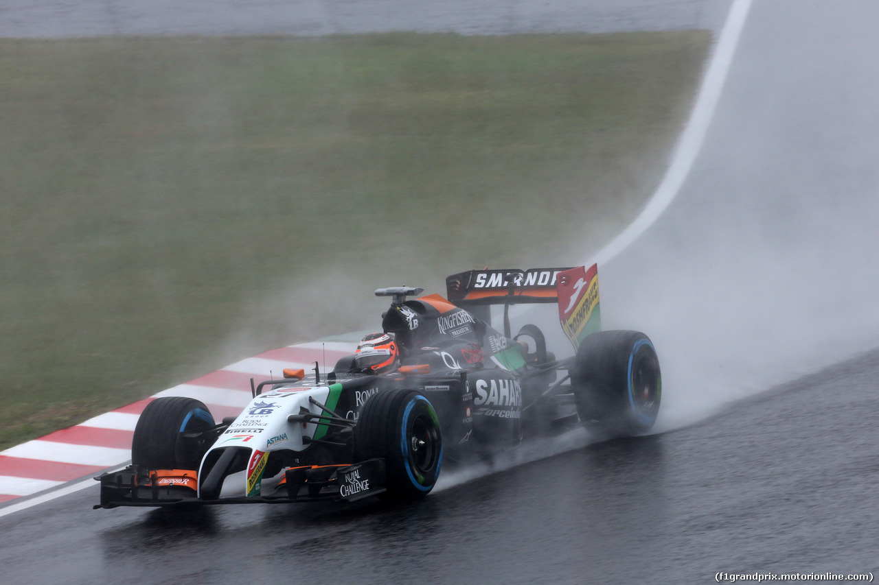 GP GIAPPONE, 05.10.2014 - Gara, Nico Hulkenberg (GER) Sahara Force India F1 VJM07