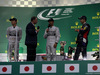 GP GIAPPONE, 05.10.2014 - Gara, 1st position Lewis Hamilton (GBR) Mercedes AMG F1 W05, secondo Nico Rosberg (GER) Mercedes AMG F1 W05 e terzo Sebastian Vettel (GER) Red Bull Racing RB10
