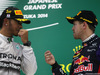 GP GIAPPONE, 05.10.2014 - Gara, 1st position Lewis Hamilton (GBR) Mercedes AMG F1 W05 e terzo Sebastian Vettel (GER) Red Bull Racing RB10