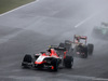 GP GIAPPONE, 05.10.2014 - Gara, Max Chilton (GBR), Marussia F1 Team MR03 e Pastor Maldonado (VEN) Lotus F1 Team E22