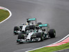 GP GIAPPONE, 05.10.2014 - Gara, Nico Rosberg (GER) Mercedes AMG F1 W05 e Lewis Hamilton (GBR) Mercedes AMG F1 W05