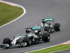 GP GIAPPONE, 05.10.2014 - Gara, Nico Rosberg (GER) Mercedes AMG F1 W05 e Lewis Hamilton (GBR) Mercedes AMG F1 W05