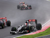GP GIAPPONE, 05.10.2014 - Gara, Adrian Sutil (GER) Sauber F1 Team C33 e Jean-Eric Vergne (FRA) Scuderia Toro Rosso STR9