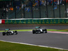 GP GIAPPONE, 05.10.2014 - Gara, Lewis Hamilton (GBR) Mercedes AMG F1 W05 e Nico Rosberg (GER) Mercedes AMG F1 W05