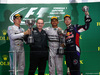 GP GIAPPONE, 05.10.2014 - Gara, 1st position Lewis Hamilton (GBR) Mercedes AMG F1 W05, secondo Nico Rosberg (GER) Mercedes AMG F1 W05 e terzo Sebastian Vettel (GER) Red Bull Racing RB10
