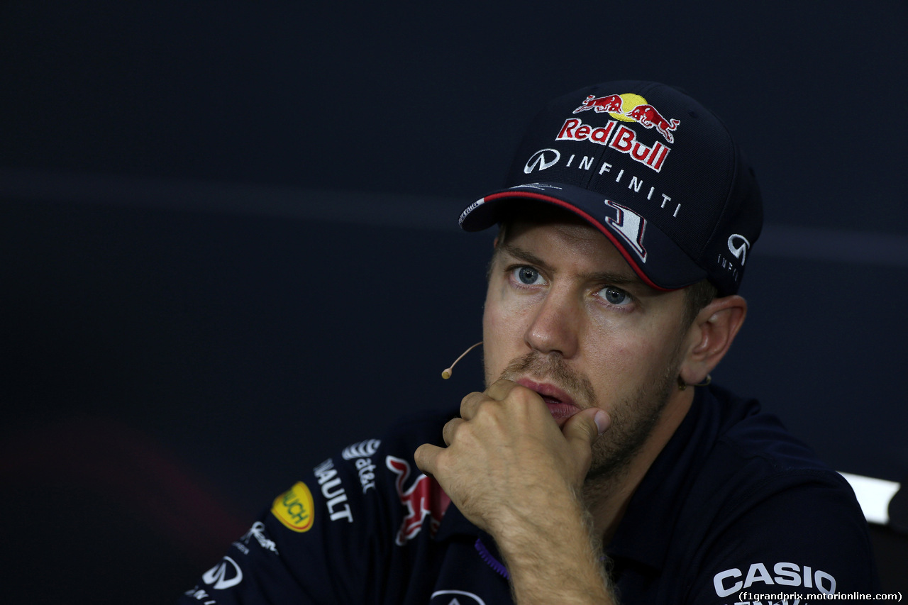 GP GIAPPONE, 02.10.2014 - Conferenza Stampa, Sebastian Vettel (GER) Red Bull Racing RB10