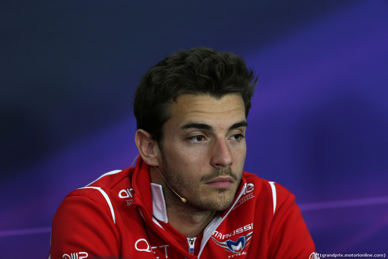 GP GIAPPONE, 02.10.2014 - Conferenza Stampa, Jules Bianchi (FRA) Marussia F1 Team MR03