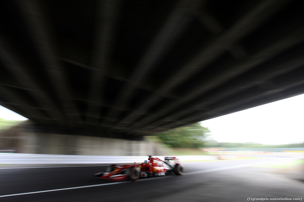 GP GIAPPONE, 04.10.2014 - Prove Libere 3, Fernando Alonso (ESP) Ferrari F14-T
