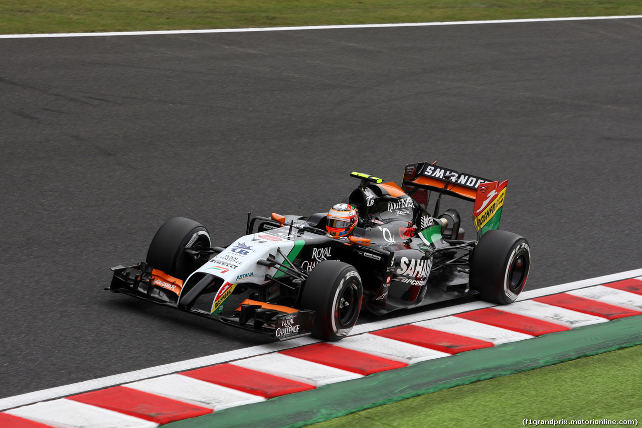 GP GIAPPONE, 04.10.2014 - Prove Libere 3, Nico Hulkenberg (GER) Sahara Force India F1 VJM07
