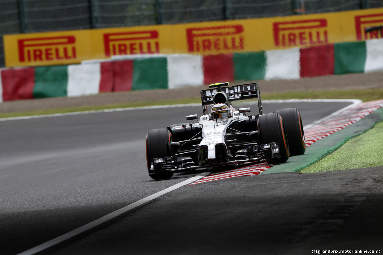 GP GIAPPONE, 04.10.2014 - Prove Libere 3, Kevin Magnussen (DEN) McLaren Mercedes MP4-29