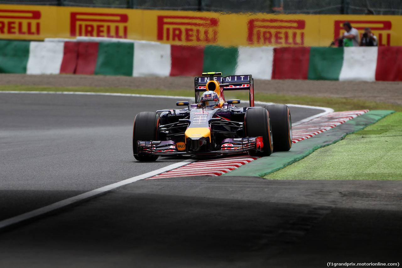GP GIAPPONE, 04.10.2014 - Prove Libere 3, Daniel Ricciardo (AUS) Red Bull Racing RB10