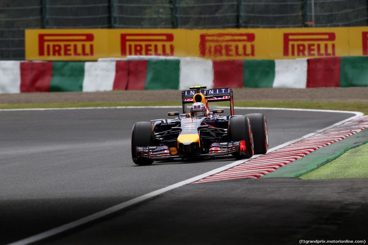 GP GIAPPONE, 04.10.2014 - Prove Libere 3, Daniel Ricciardo (AUS) Red Bull Racing RB10