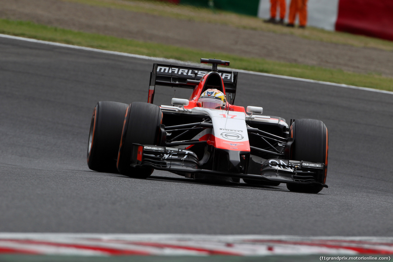 GP GIAPPONE, 04.10.2014 - Prove Libere 3, Jules Bianchi (FRA) Marussia F1 Team MR03