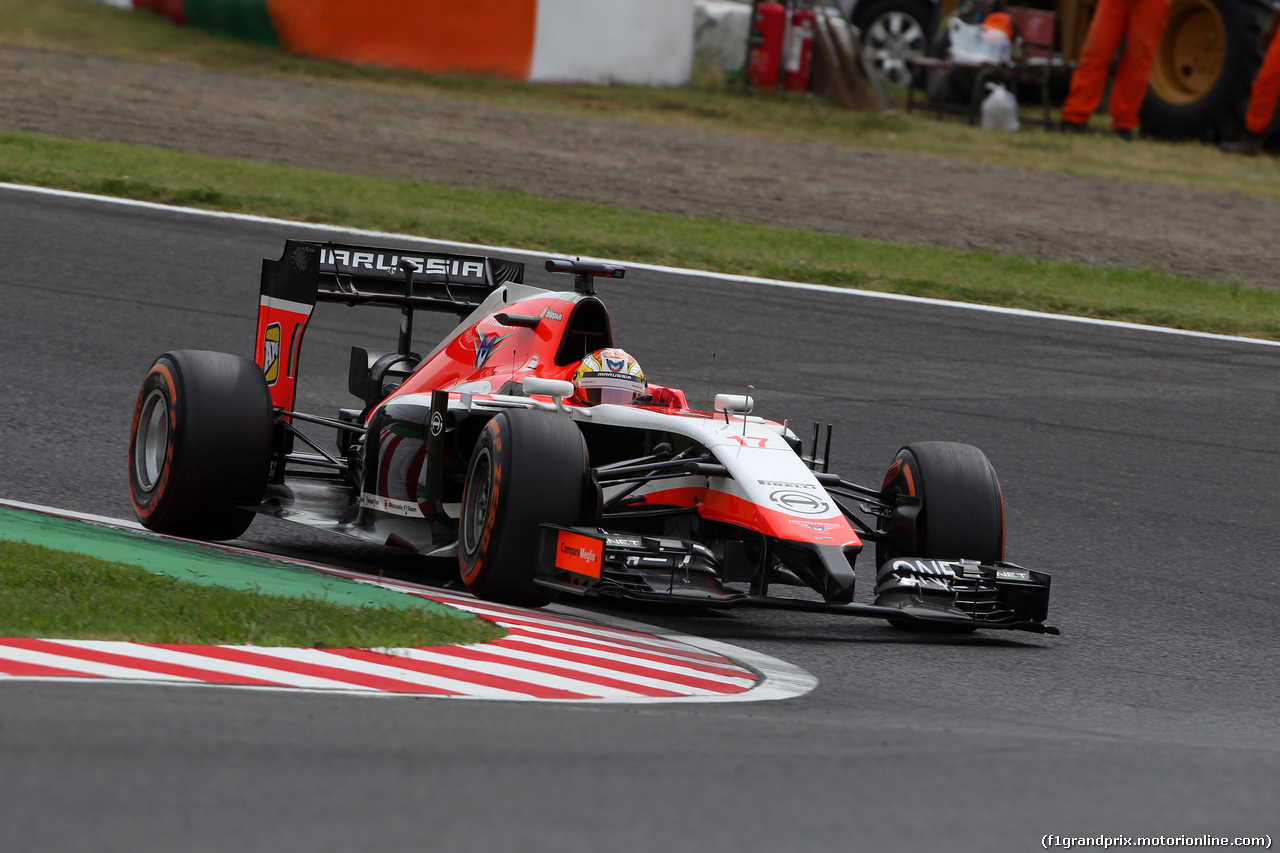 GP GIAPPONE, 04.10.2014 - Prove Libere 3, Jules Bianchi (FRA) Marussia F1 Team MR03