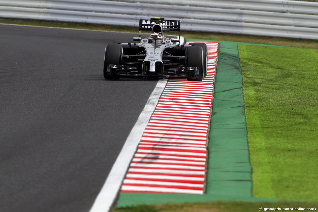 GP GIAPPONE, 04.10.2014 - Prove Libere 3, Kevin Magnussen (DEN) McLaren Mercedes MP4-29