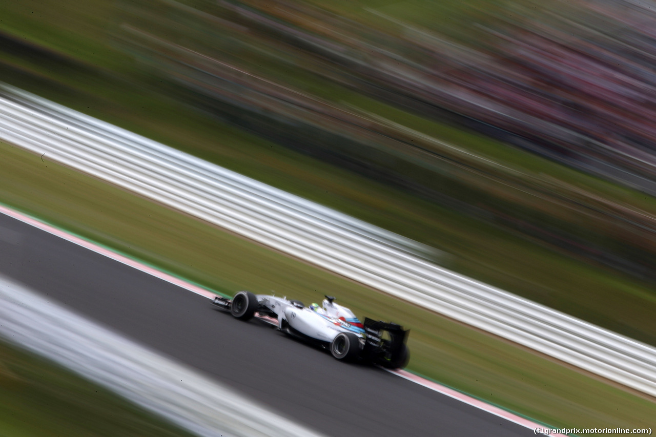 GP GIAPPONE, 04.10.2014 - Prove Libere 3, Felipe Massa (BRA) Williams F1 Team FW36