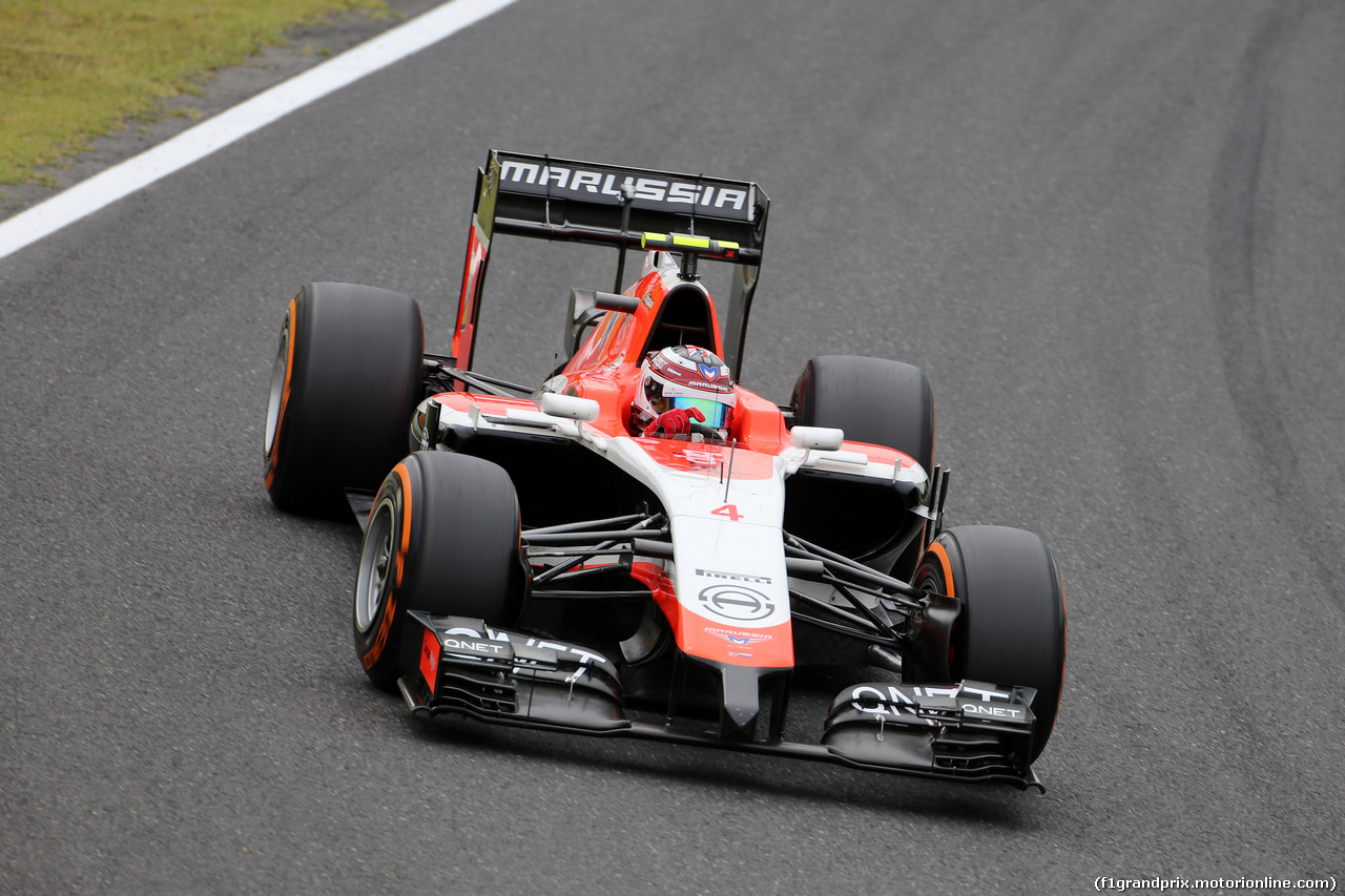 GP GIAPPONE, 04.10.2014 - Prove Libere 3, Max Chilton (GBR), Marussia F1 Team MR03