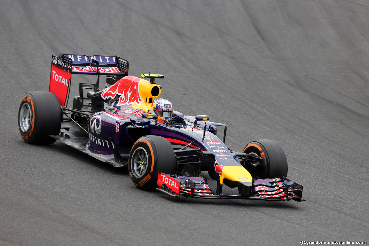 GP GIAPPONE, 04.10.2014 - Prove Libere 3, Daniel Ricciardo (AUS) Red Bull Racing RB10