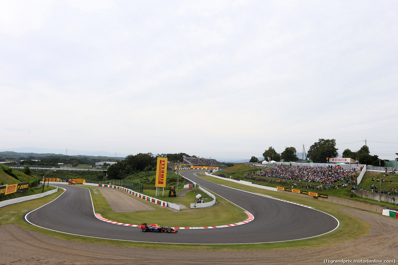GP GIAPPONE, 04.10.2014 - Prove Libere 3, Daniel Ricciardo (AUS) Red Bull Racing RB10