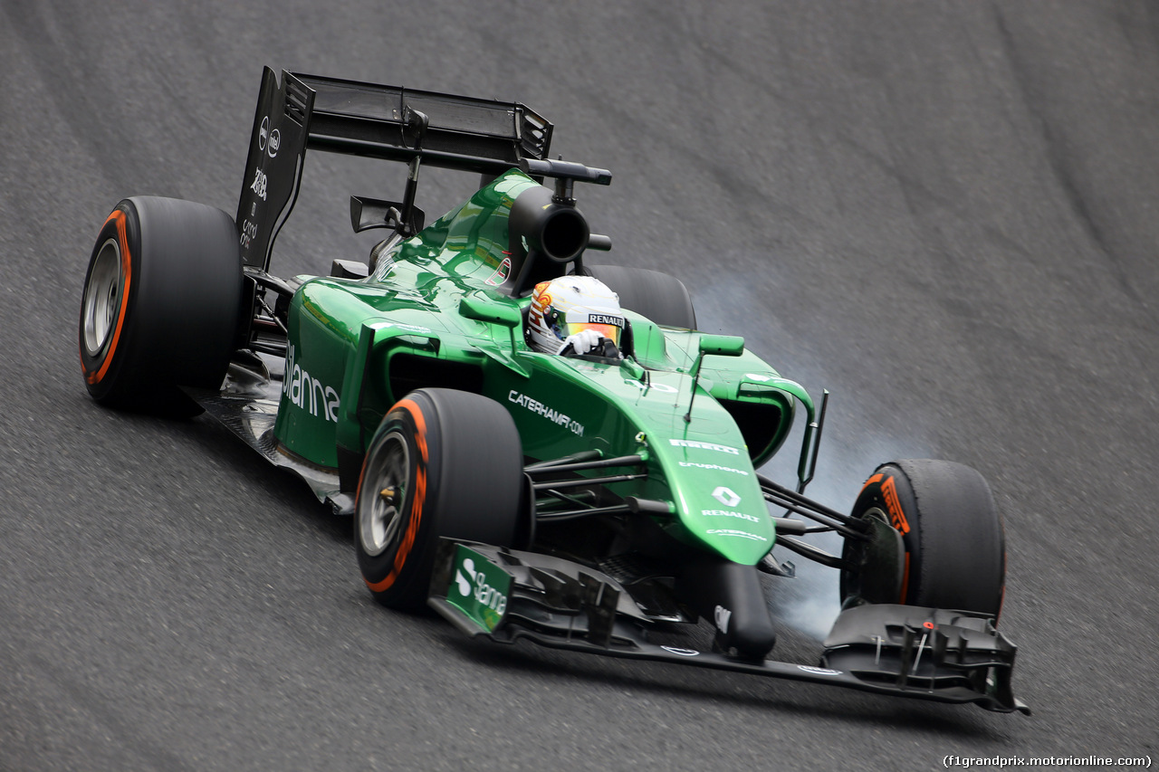 GP GIAPPONE, 04.10.2014 - Prove Libere 3, Kamui Kobayashi (JAP) Caterham F1 Team CT-04