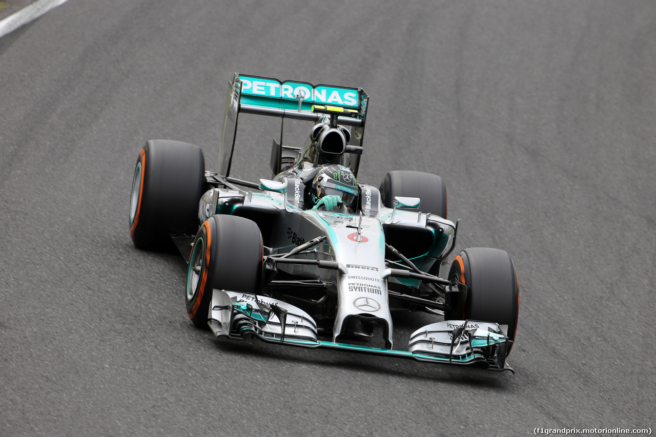 GP GIAPPONE, 04.10.2014 - Prove Libere 3, Nico Rosberg (GER) Mercedes AMG F1 W05