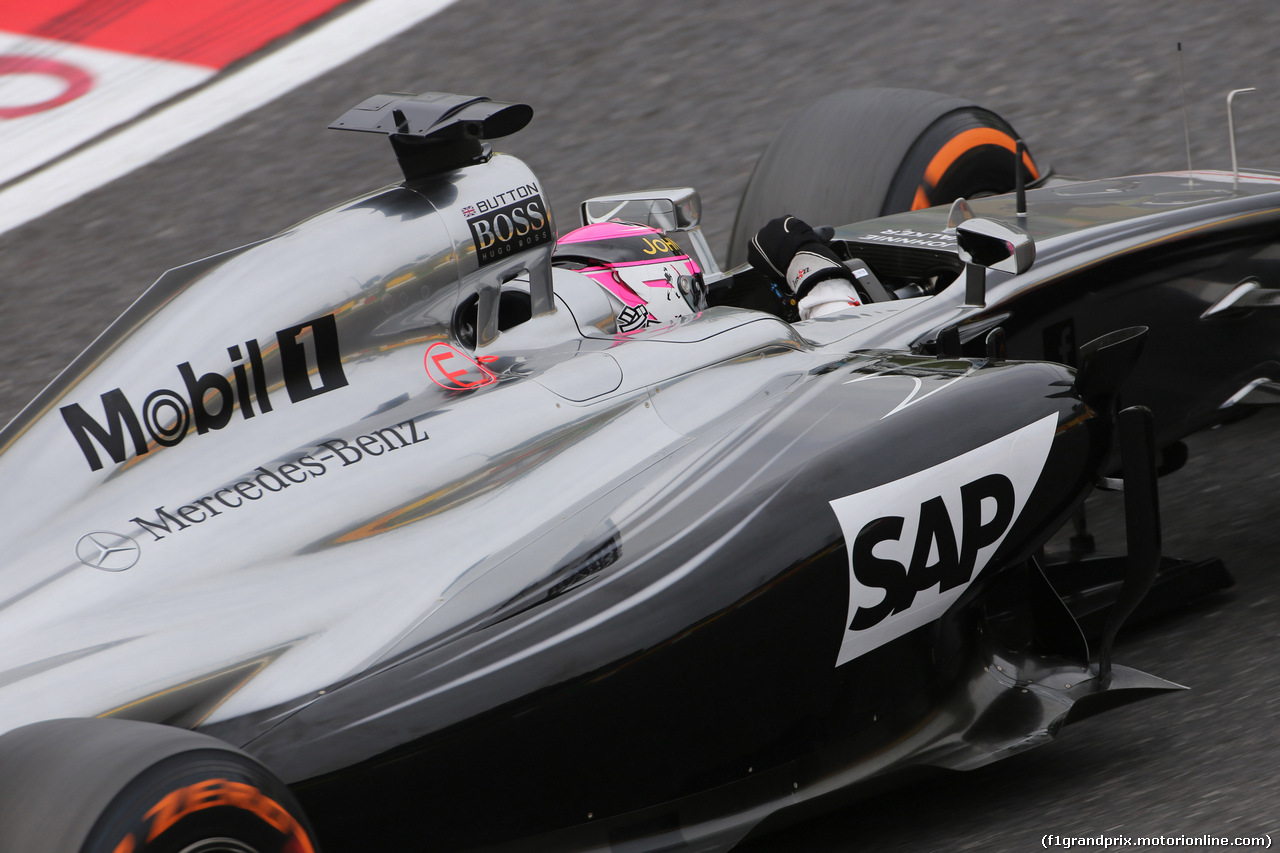 GP GIAPPONE, 04.10.2014 - Prove Libere 3, Jenson Button (GBR) McLaren Mercedes MP4-29