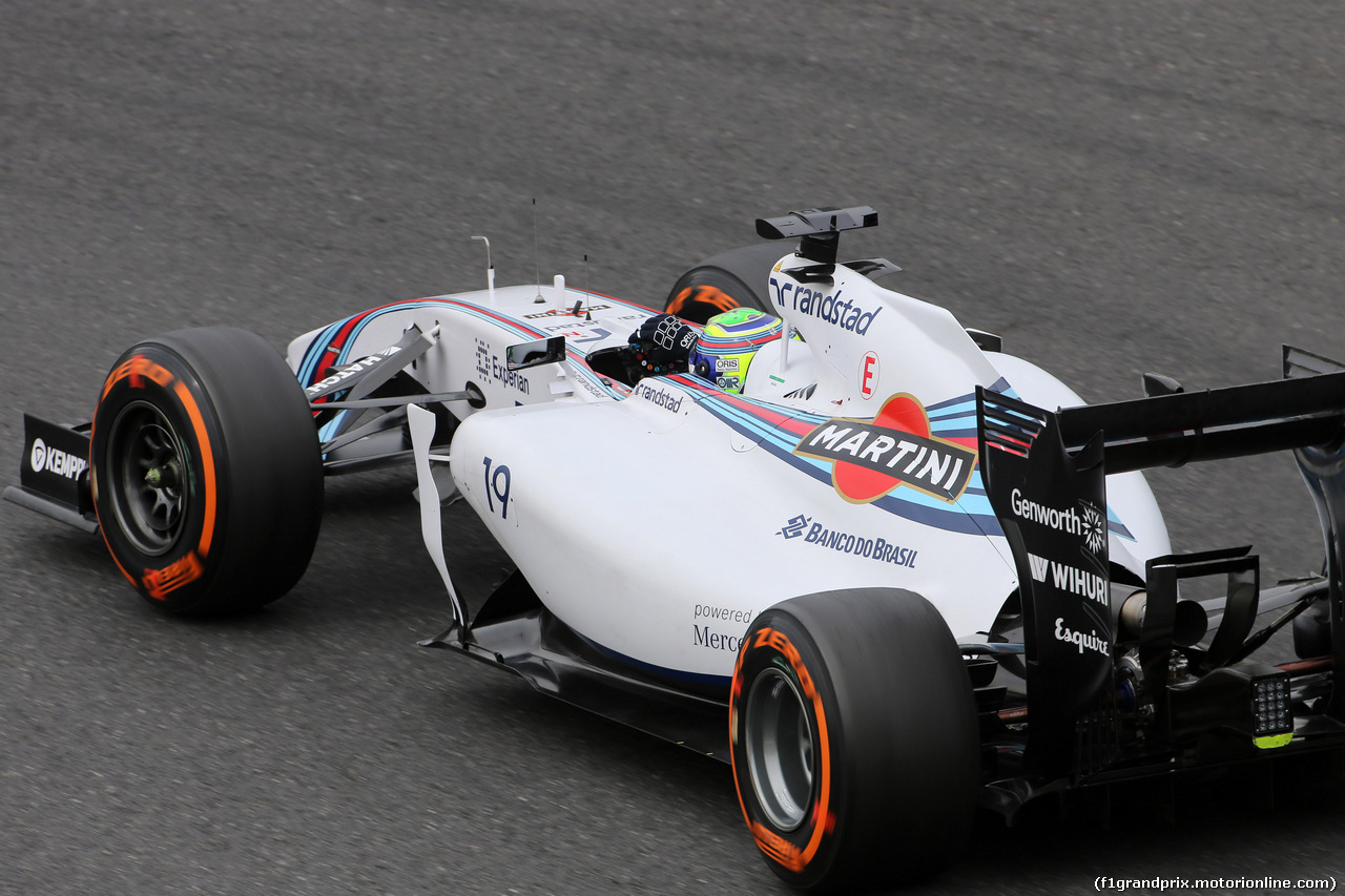 GP GIAPPONE, 04.10.2014 - Prove Libere 3, Felipe Massa (BRA) Williams F1 Team FW36