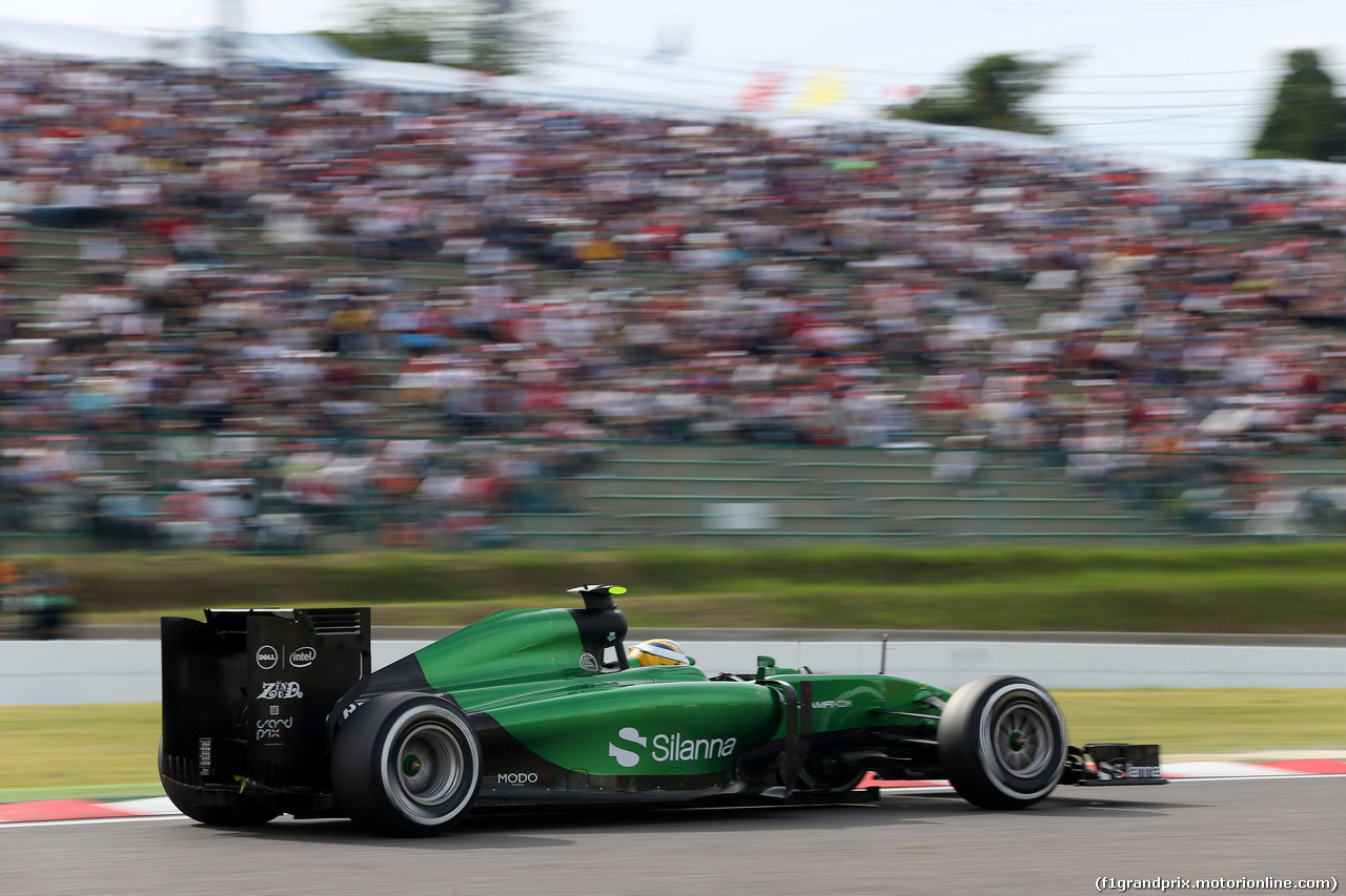 GP GIAPPONE, 04.10.2014 - Qualifiche, Marcus Ericsson (SUE) Caterham F1 Team CT-04