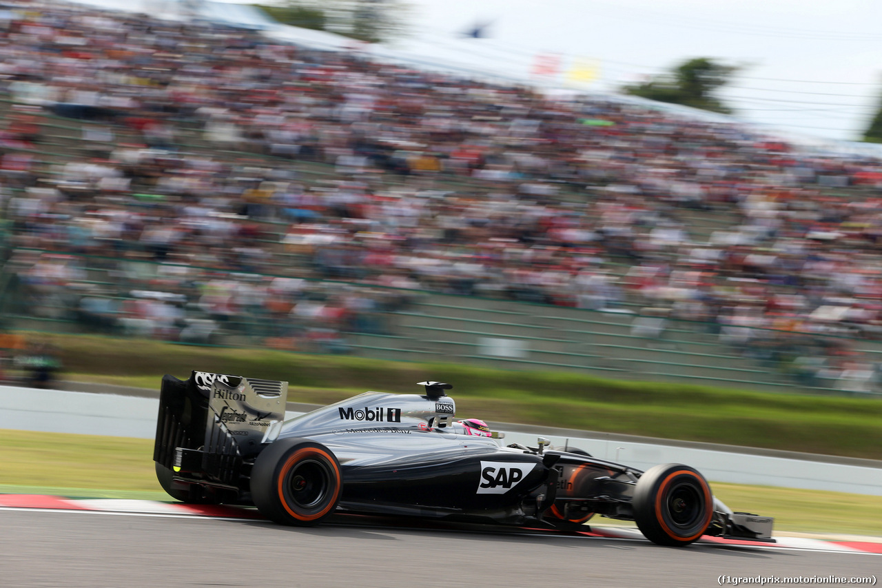 GP GIAPPONE, 04.10.2014 - Qualifiche, Jenson Button (GBR) McLaren Mercedes MP4-29