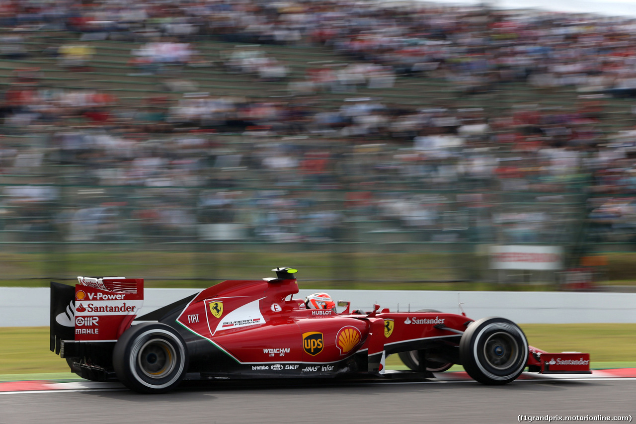 GP GIAPPONE, 04.10.2014 - Qualifiche, Kimi Raikkonen (FIN) Ferrari F14-T