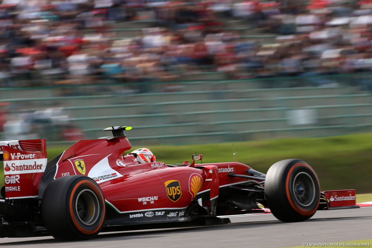 GP GIAPPONE, 04.10.2014 - Qualifiche, Kimi Raikkonen (FIN) Ferrari F14-T