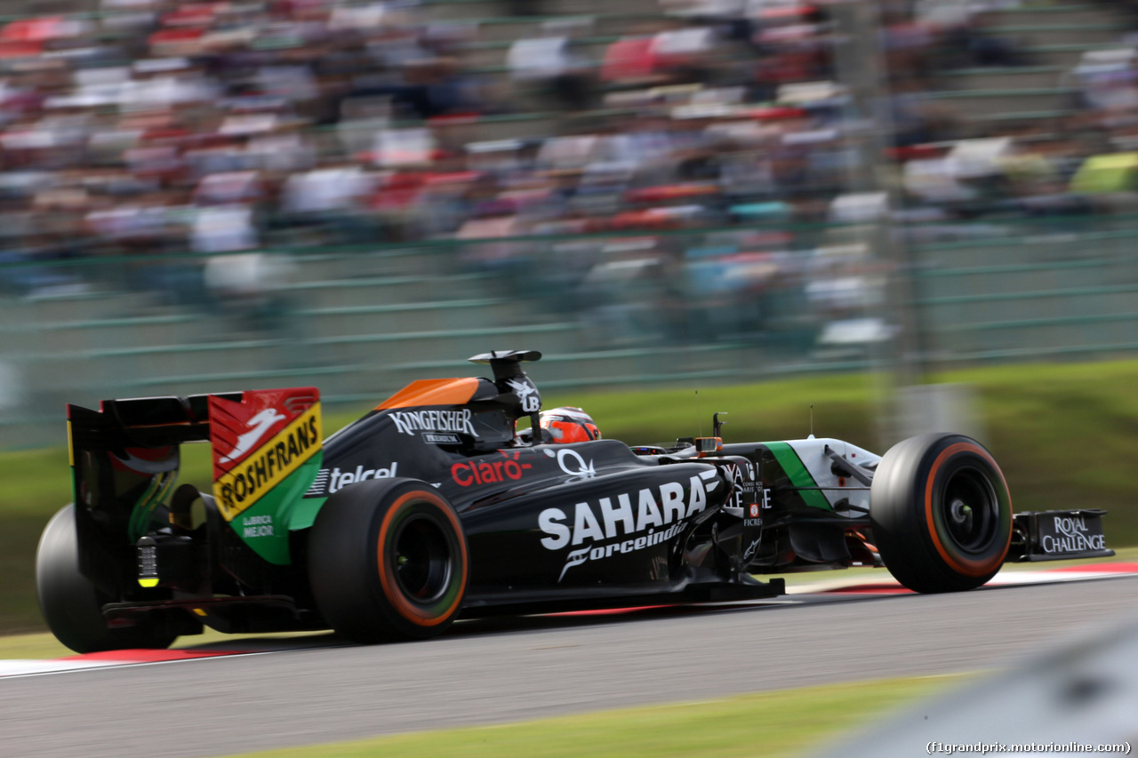 GP GIAPPONE, 04.10.2014 - Qualifiche, Nico Hulkenberg (GER) Sahara Force India F1 VJM07