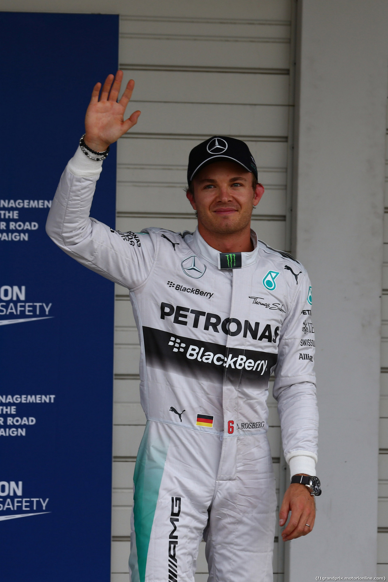 GP GIAPPONE, 04.10.2014 - Qualifiche, Nico Rosberg (GER) Mercedes AMG F1 W05 pole position