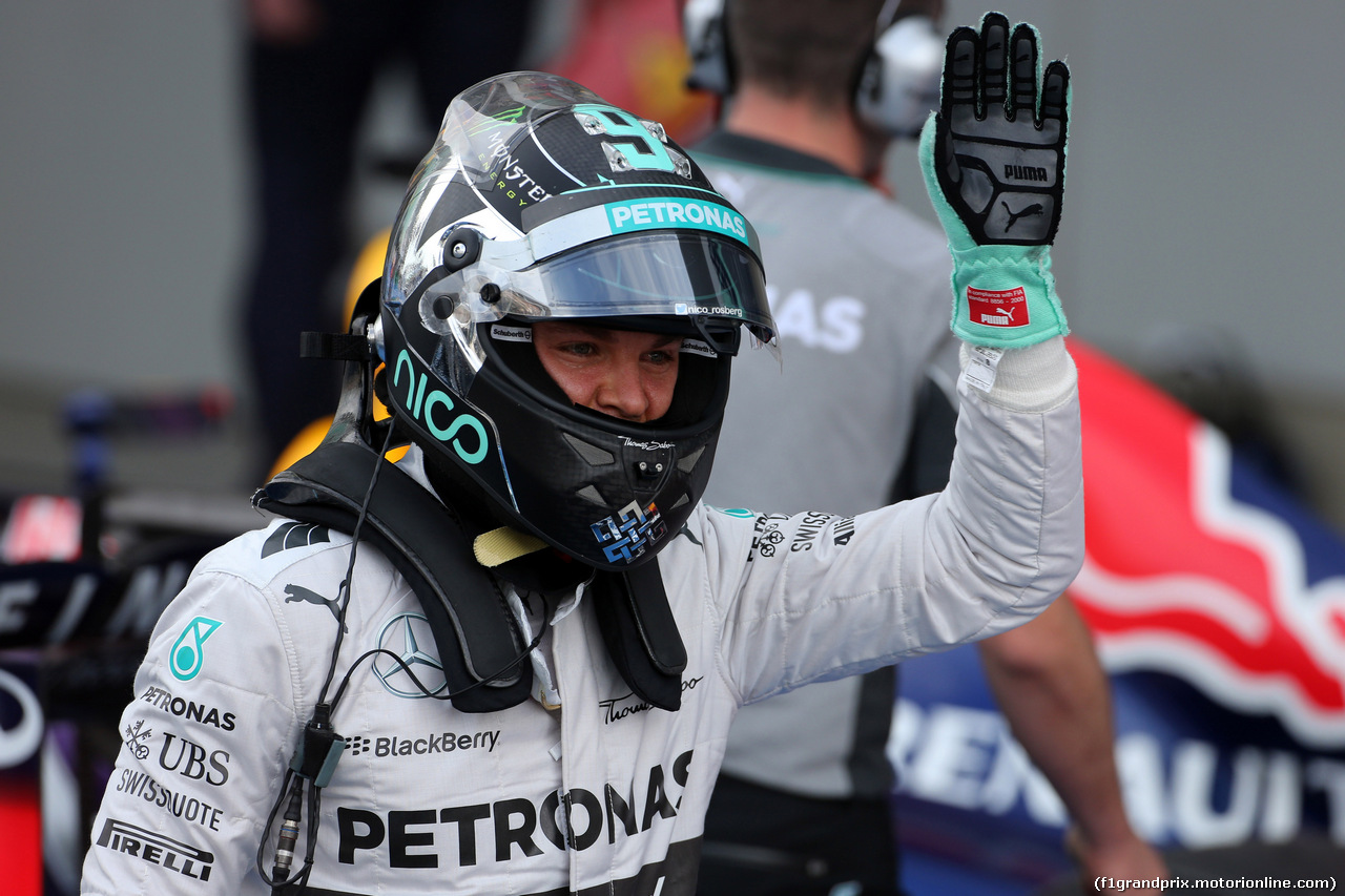 GP GIAPPONE, 04.10.2014 - Qualifiche, Nico Rosberg (GER) Mercedes AMG F1 W05 pole position