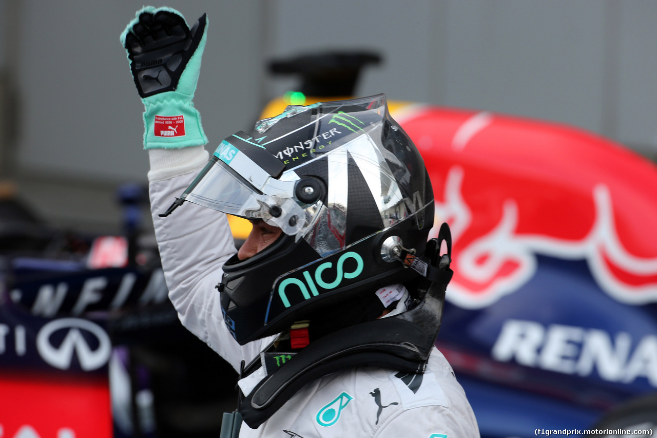 GP GIAPPONE, 04.10.2014 - Qualifiche, Nico Rosberg (GER) Mercedes AMG F1 W05 pole position