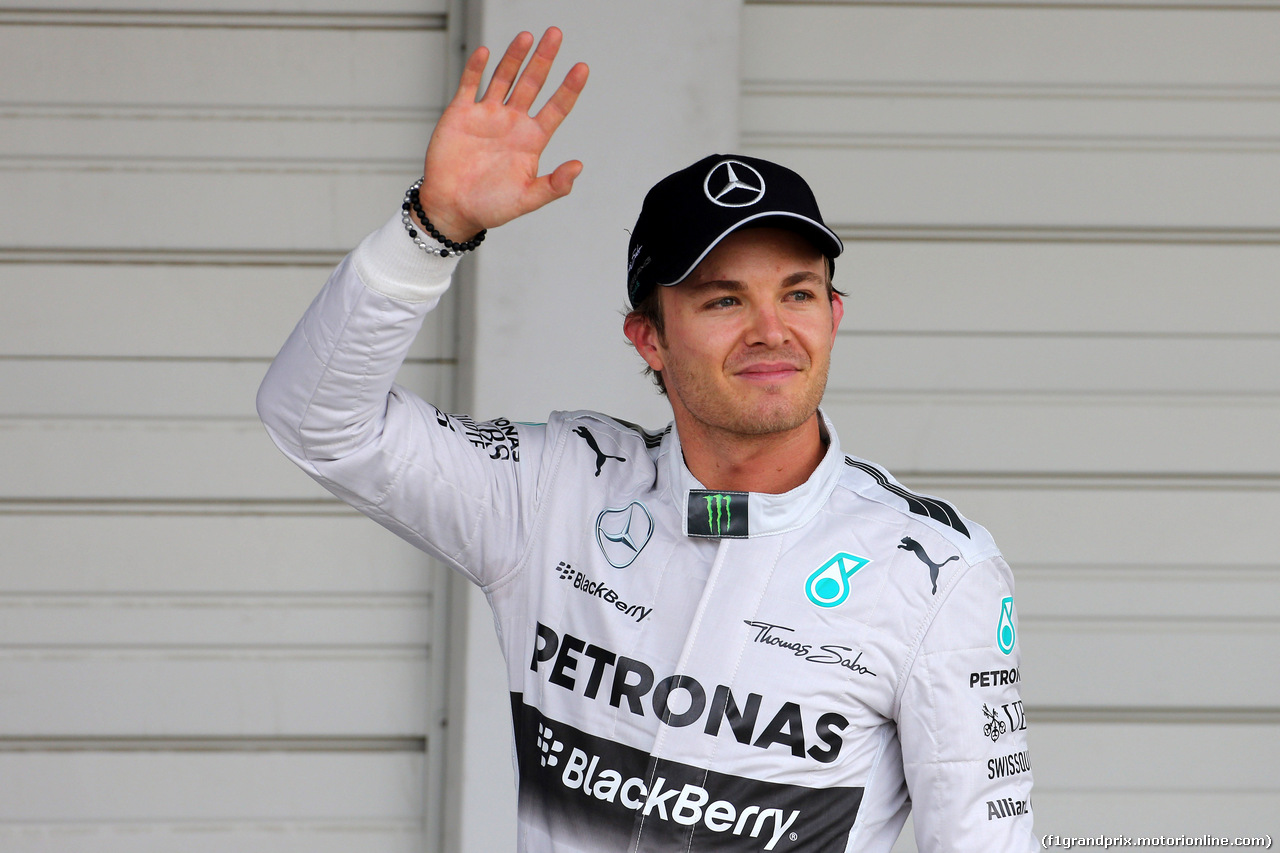 GP GIAPPONE, 04.10.2014 - Qualifiche, Nico Rosberg (GER) Mercedes AMG F1 W05 pole position
