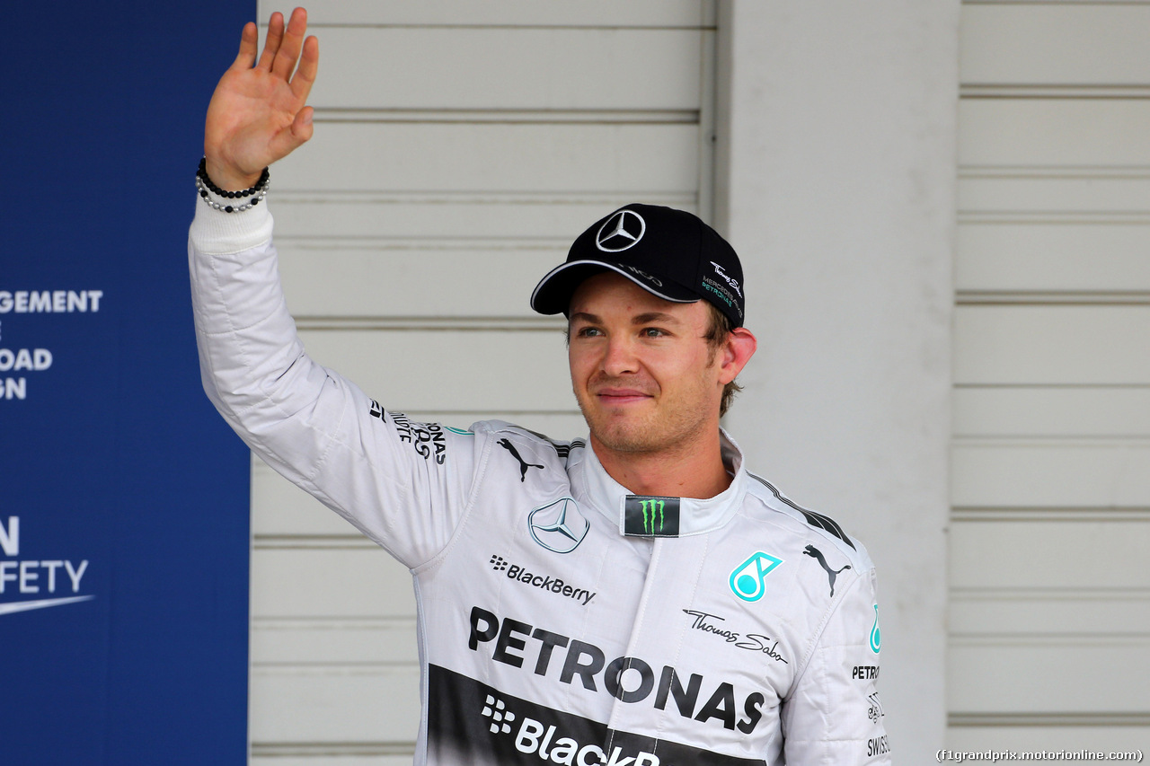 GP GIAPPONE, 04.10.2014 - Qualifiche, Nico Rosberg (GER) Mercedes AMG F1 W05 pole position