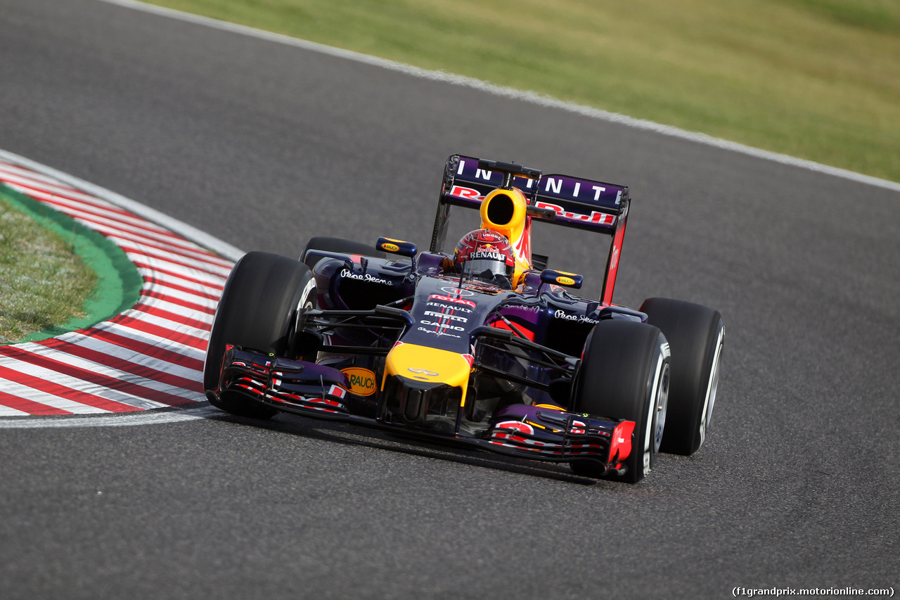 GP GIAPPONE, 04.10.2014 - Qualifiche, Sebastian Vettel (GER) Red Bull Racing RB10