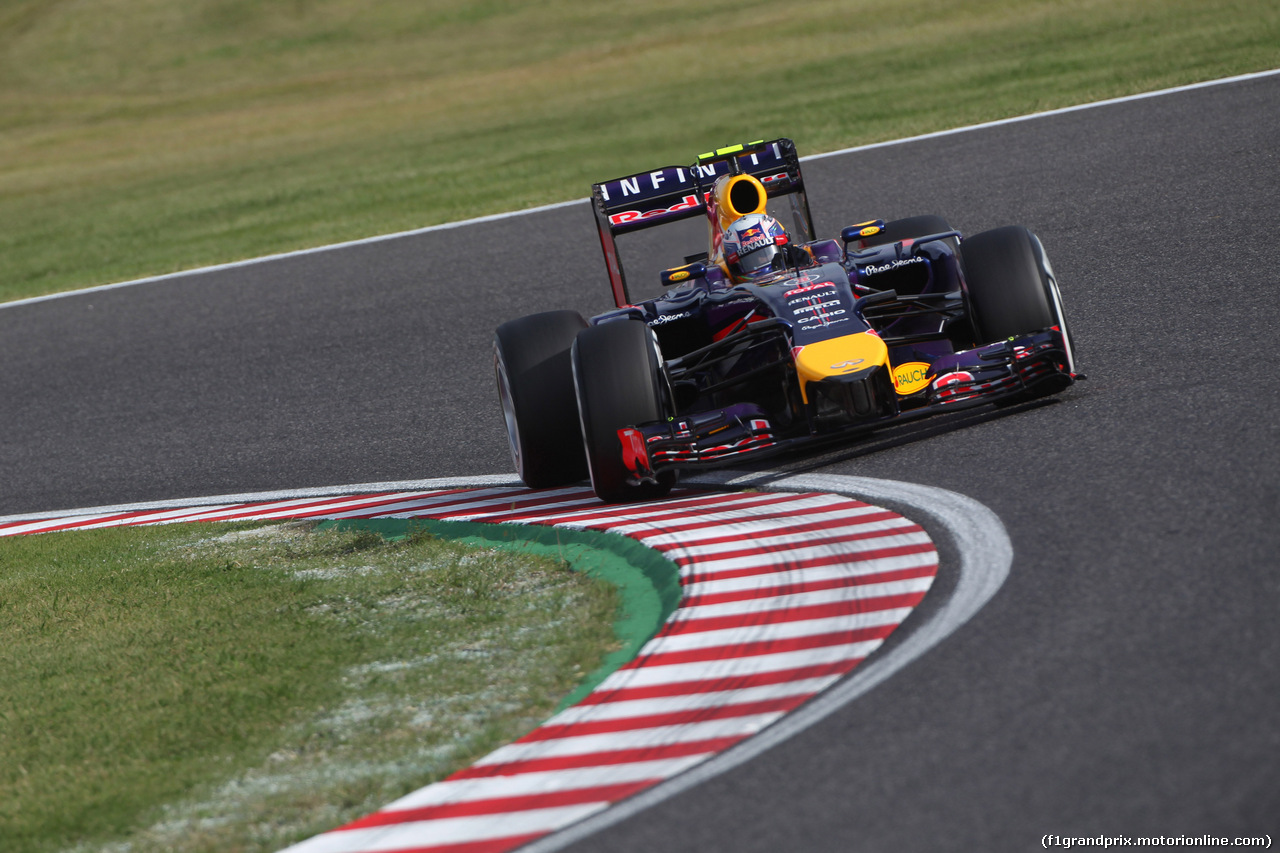 GP GIAPPONE, 04.10.2014 - Qualifiche, Daniel Ricciardo (AUS) Red Bull Racing RB10