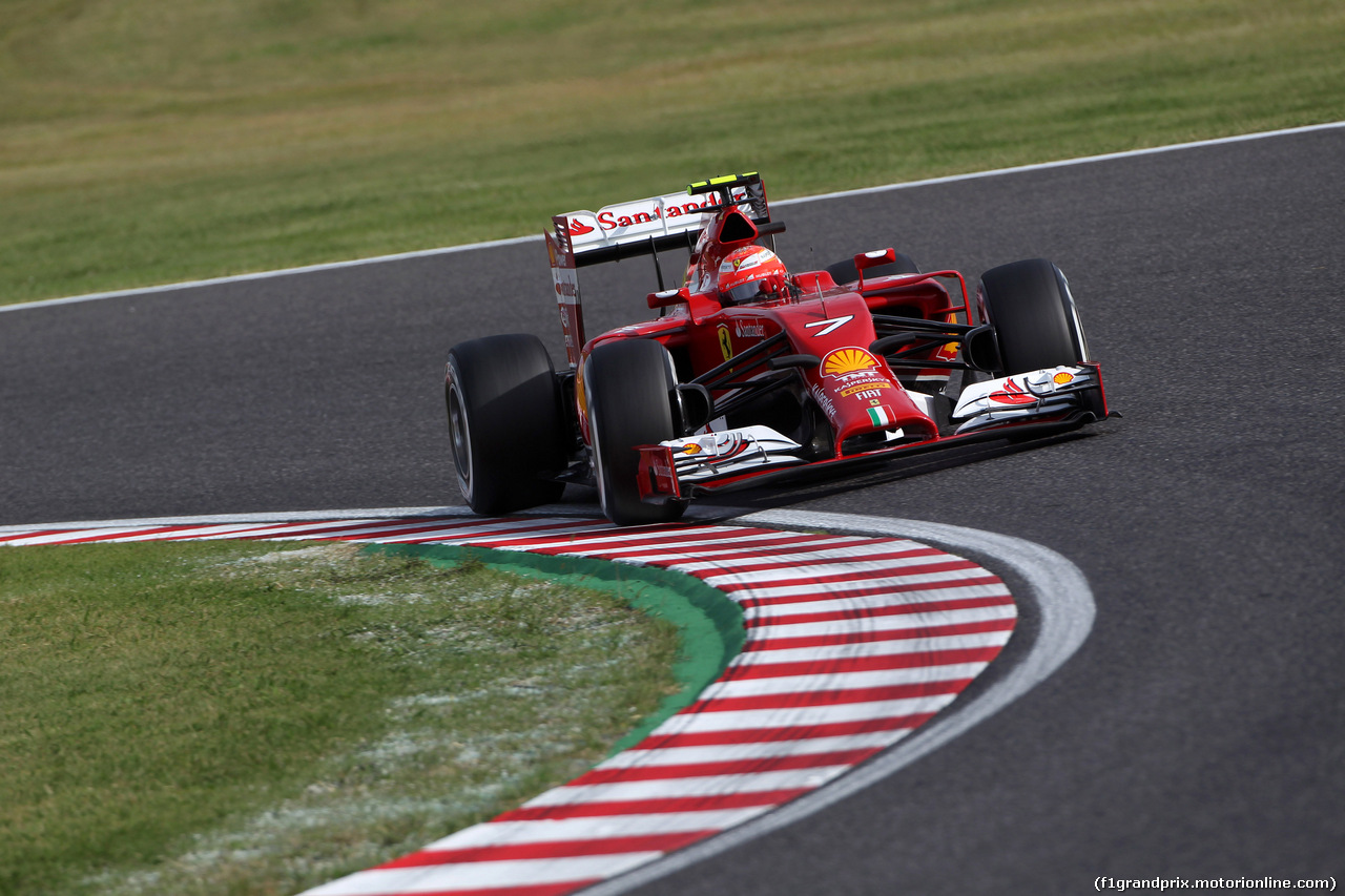 GP GIAPPONE, 04.10.2014 - Qualifiche, Kimi Raikkonen (FIN) Ferrari F14-T