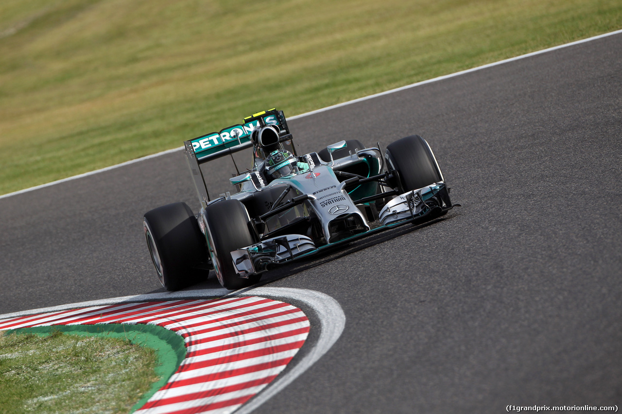GP GIAPPONE, 04.10.2014 - Qualifiche, Nico Rosberg (GER) Mercedes AMG F1 W05