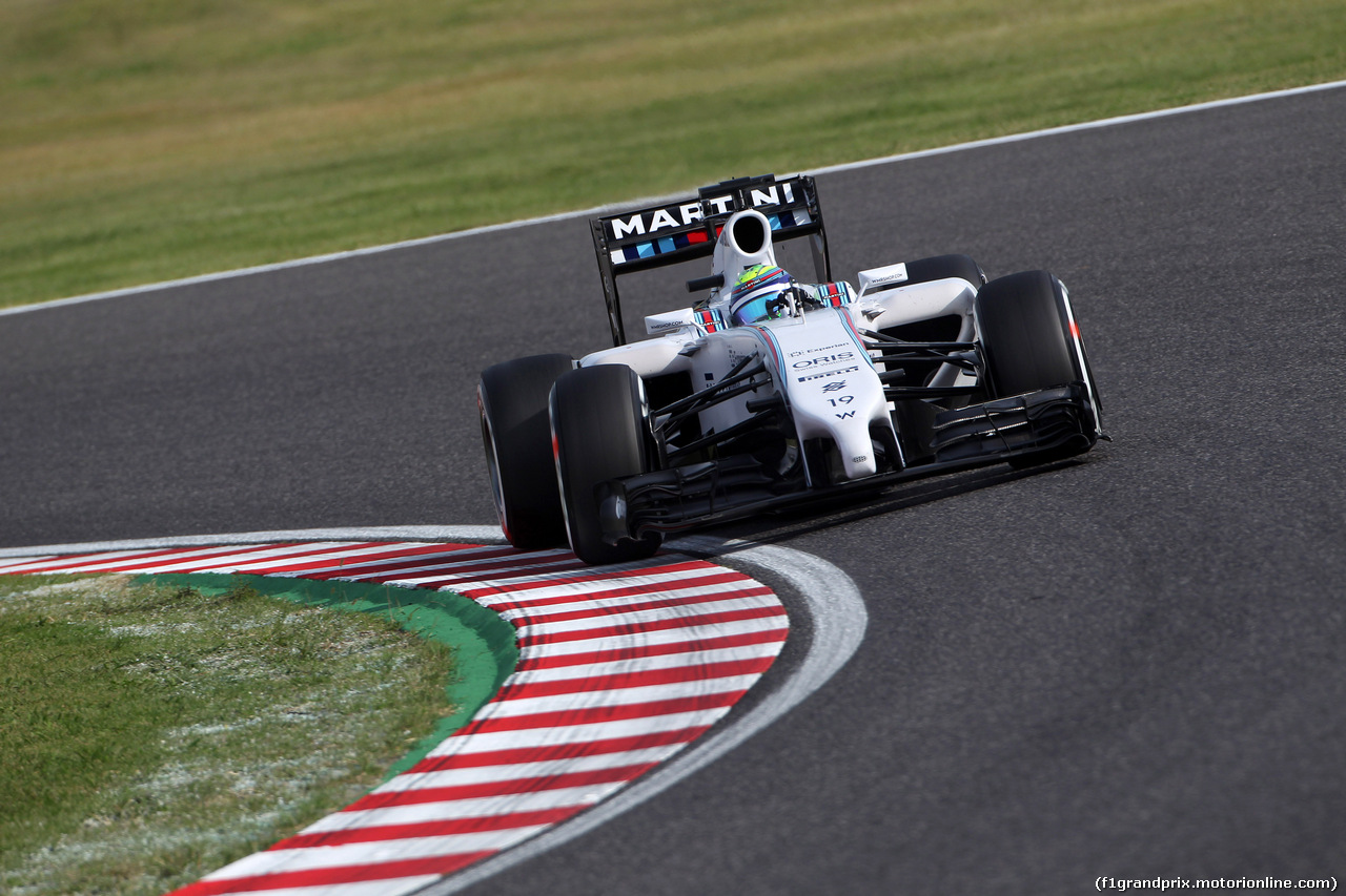 GP GIAPPONE, 04.10.2014 - Qualifiche, Felipe Massa (BRA) Williams F1 Team FW36
