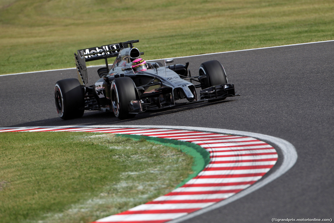 GP GIAPPONE, 04.10.2014 - Qualifiche, Jenson Button (GBR) McLaren Mercedes MP4-29