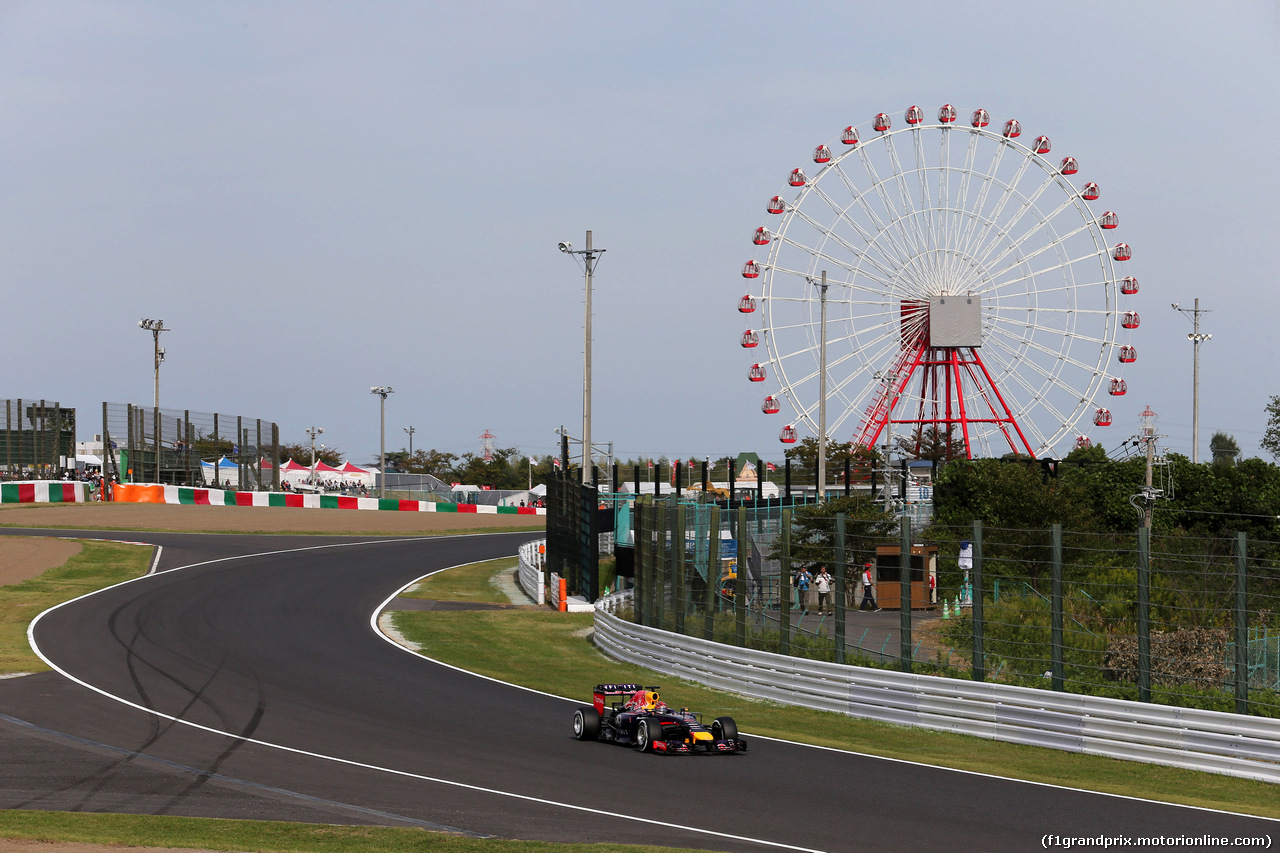 GP GIAPPONE, 04.10.2014 - Qualifiche, Sebastian Vettel (GER) Red Bull Racing RB10