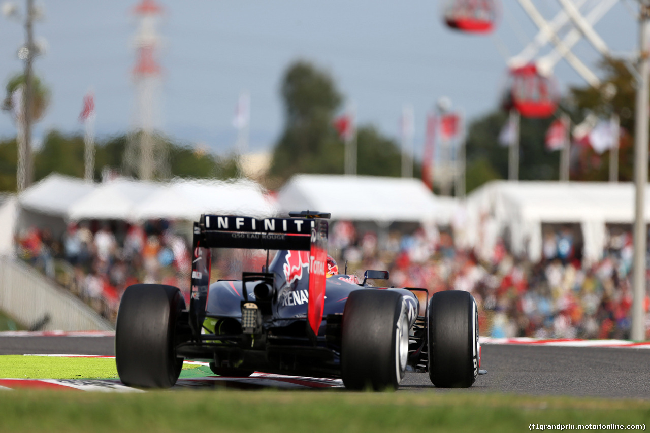GP GIAPPONE, 04.10.2014 - Qualifiche, Sebastian Vettel (GER) Red Bull Racing RB10