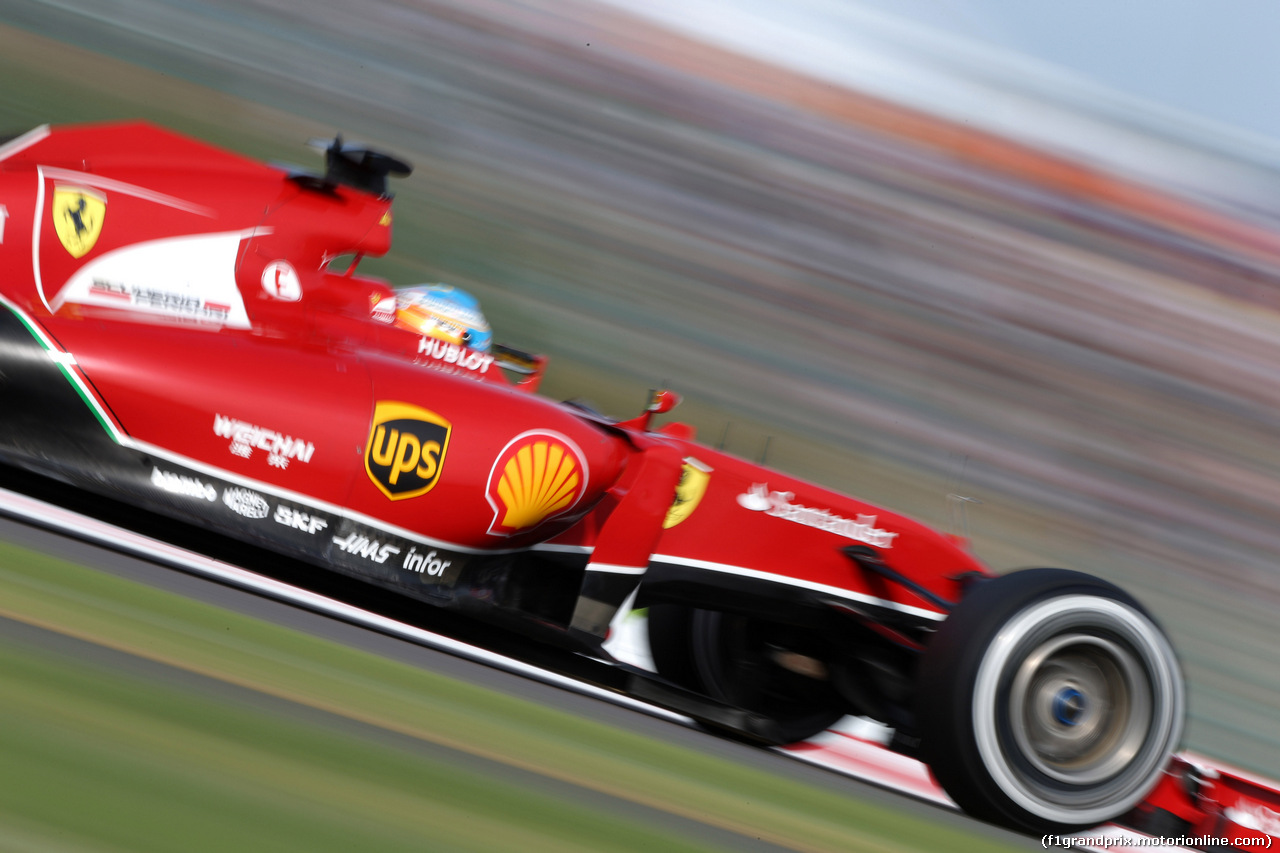 GP GIAPPONE, 04.10.2014 - Qualifiche, Fernando Alonso (ESP) Ferrari F14-T