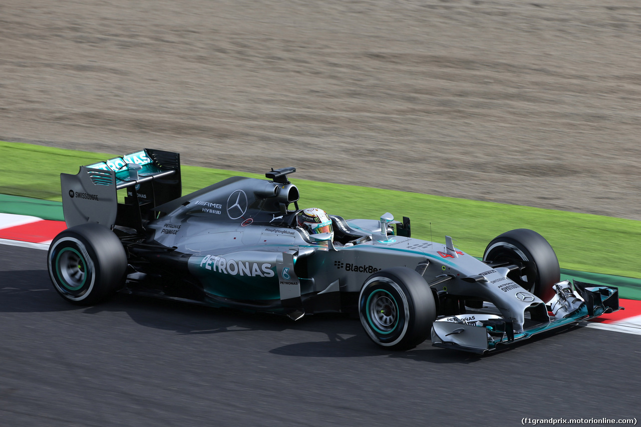 GP GIAPPONE, 04.10.2014 - Qualifiche, Lewis Hamilton (GBR) Mercedes AMG F1 W05